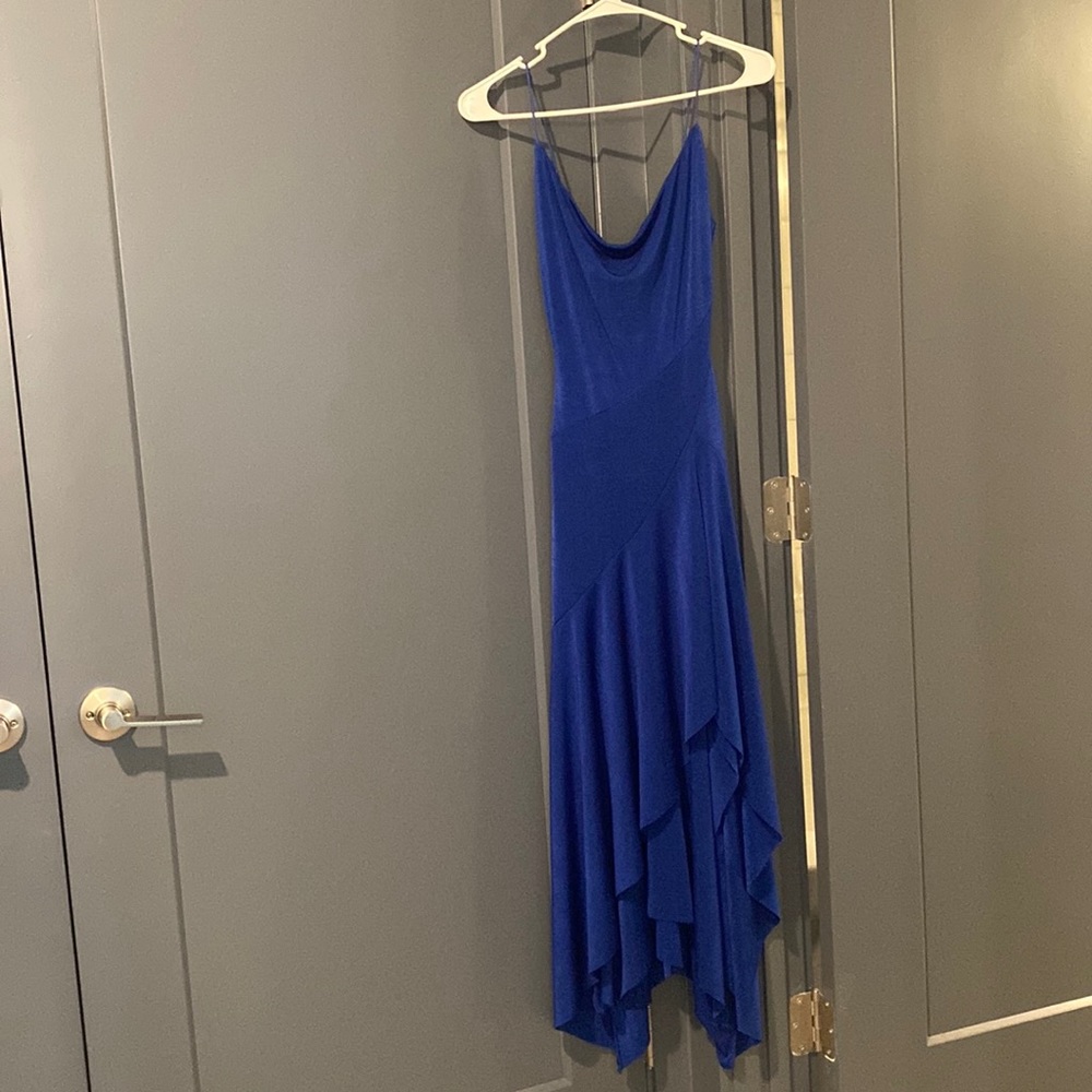 Misha midi asymmetrical dress